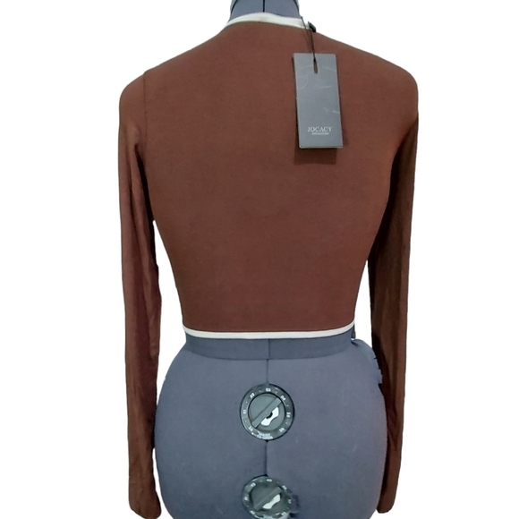 Jocacy Cropped Long Sleeve Top Size Med - Picture 3 of 8